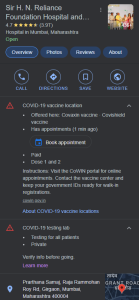 Google My Business Post Image Size COVID 19