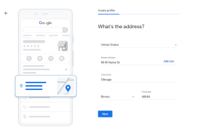 add contact information for the business