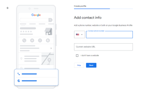 add contact info